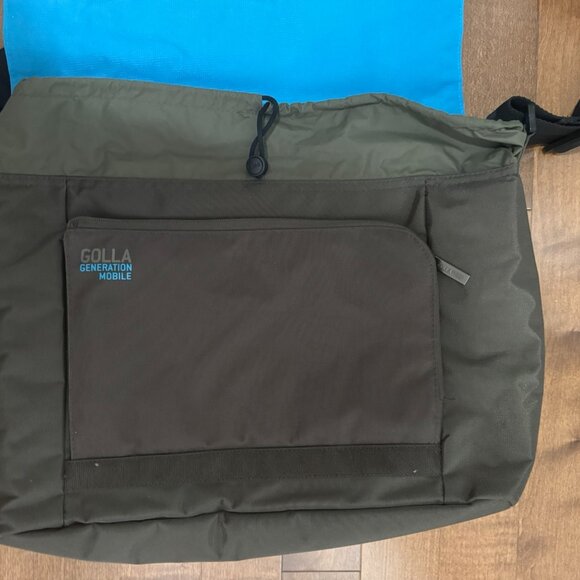 Golla Genmob “Generation Mobile” Messenger Bag – Blue/ tinted Olive green - Picture 3 of 8